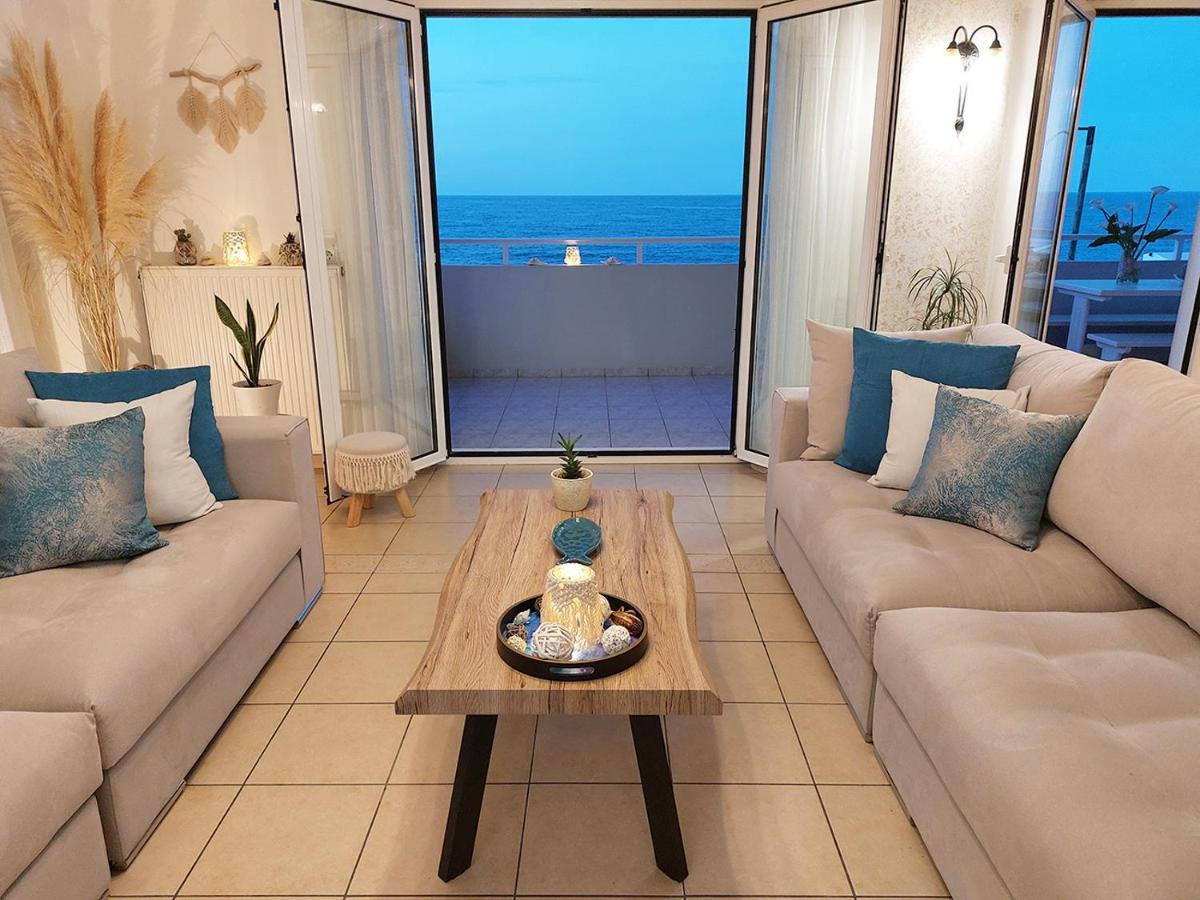 Amazing Beachfront Apartment In Hersonissos Экстерьер фото